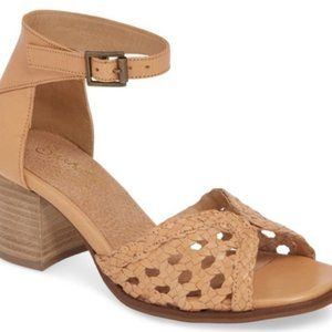 Seychelles Woven Ankle Strap Leather Sandal